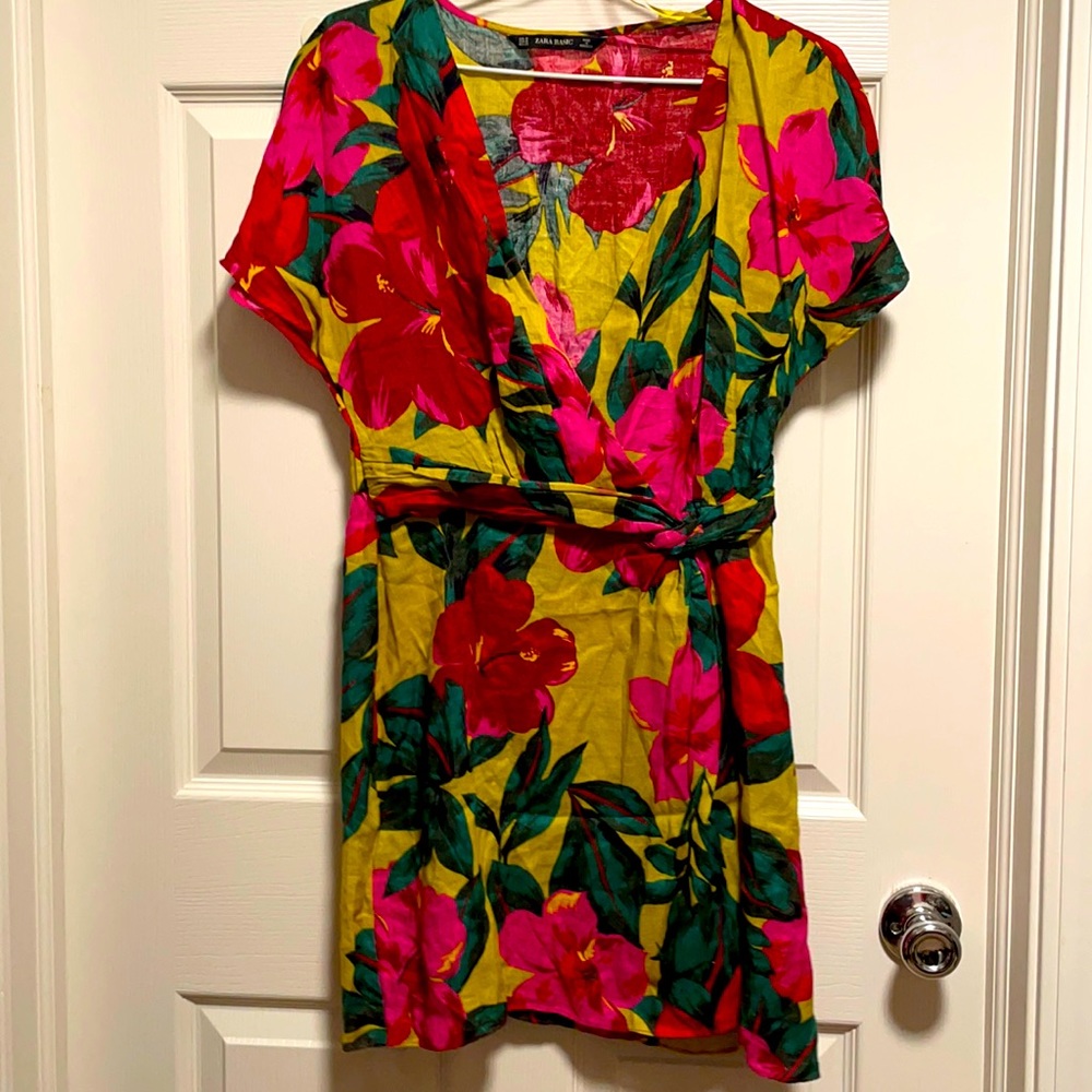 Zara floral dress